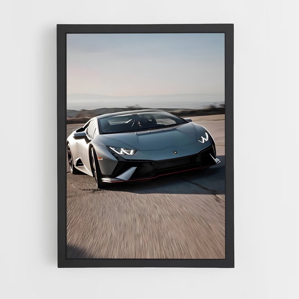 Poster Huracan de tecnica – affiche Lamborghini (vue 2)